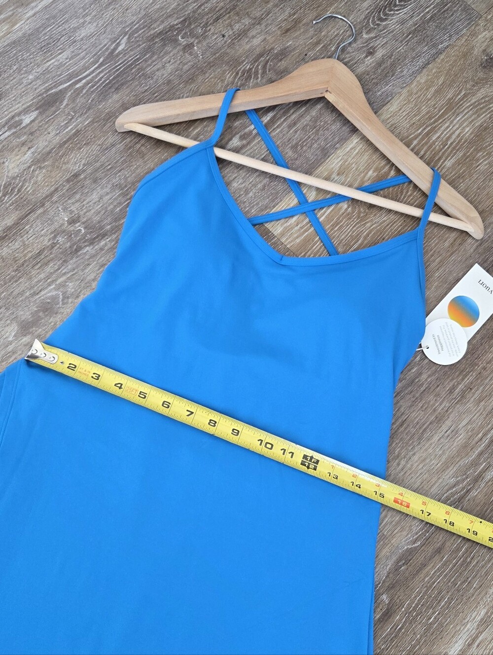 Vuori Solstice Dress Regatta Blue NWT Tennis Prep Casual Strappy PRICE FIRM HTF - Picture 5 of 13